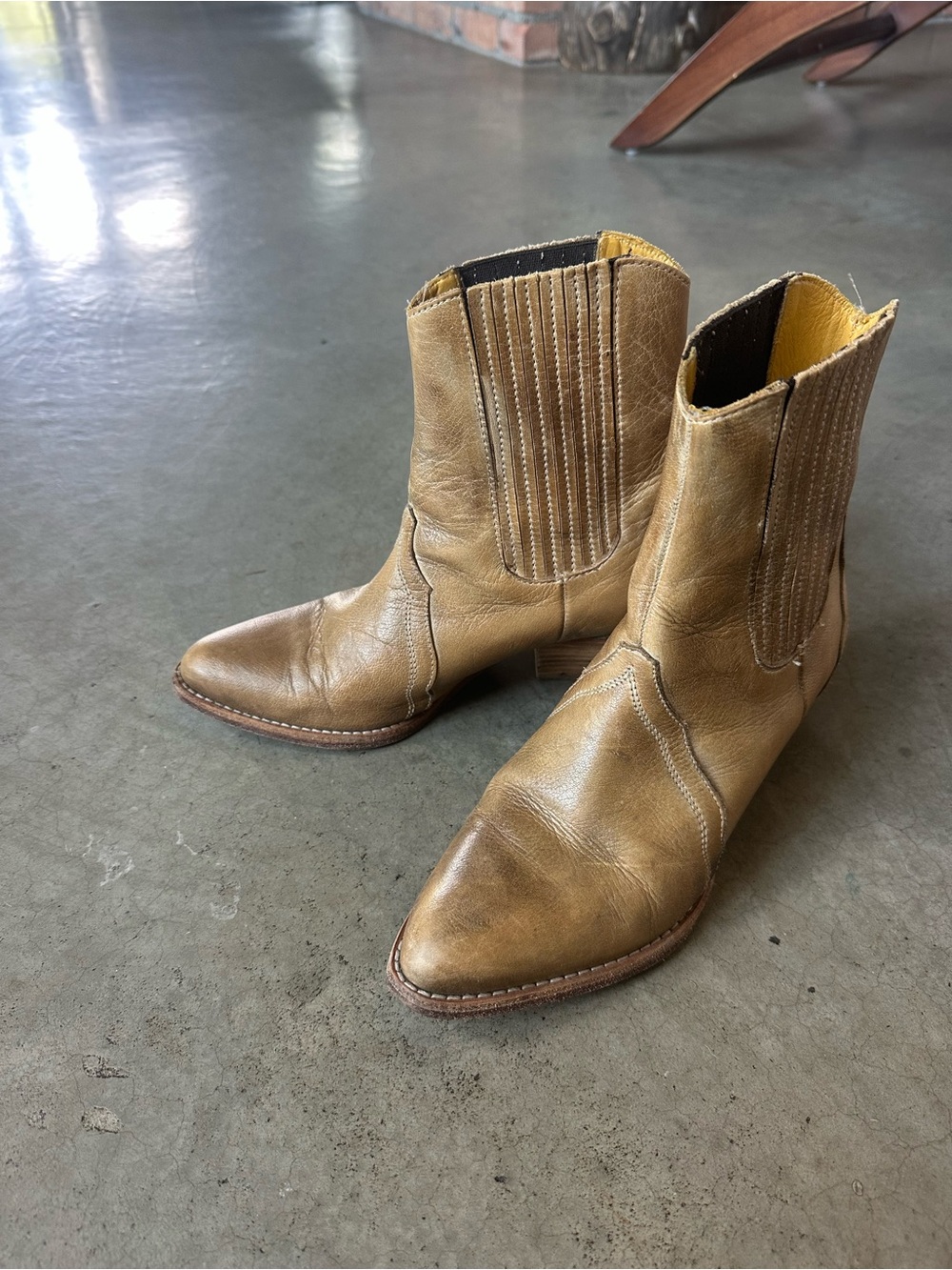 Free People New Frontier Western Ankle Boots